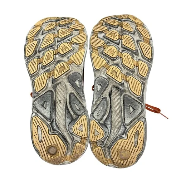 Hoka Clifton 9 Men’s Running Shoe Blue Vibrant Orange Meta Rocker Sneakers - Picture 9 of 10